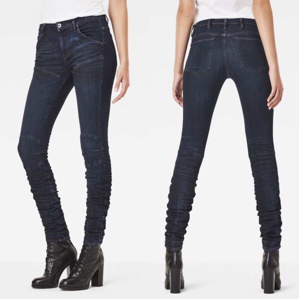 G-Star original 5620 mid rise super skinny jeans